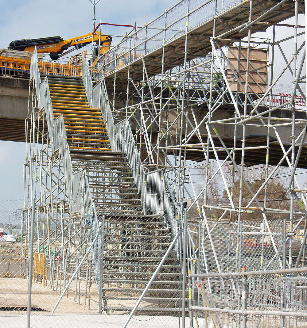 Protections temporaires de chantier pour Escaliers